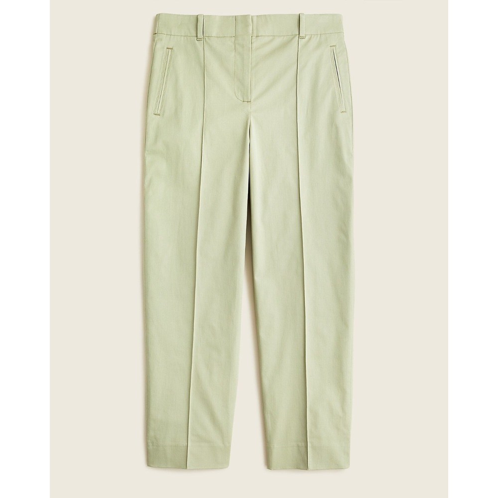 NWT J Crew Womens Willa straight-leg Lightweight Chino Pant Khaki Beige‎ 6 BF410
